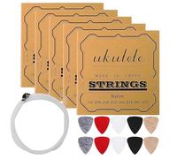 Nylon Strings Kit - Ukulele Set for Players | 5 Repair Accessory with Clear Sound, Easy Replacement Pack, Ideal for Beginners Professionals Music Lovers Hobbyists Amateurs Concert Festival Studio