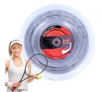 Nylon Tennis Racket String - 16G 1.35mm Gauge | 200m Spool Reel | Soft Synthetic Gut Cord with Stable Tension & Shock Absorption, High Elasticity Line for Practice & Training