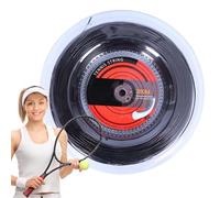Nylon Tennis Racket String - 16G 1.35mm Gauge | 200m Spool Reel | Soft Synthetic Gut Cord with Stable Tension & Shock Absorption, High Elasticity Line for Practice & Training