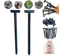 Nylon Universal Cable Tie Buckle, 2025 Premium Heavy Duty Self-Locking Nylon Zip Ties Holder, Multipurpose Plastic Cable Ties Tool for Car Daily Repair (50PCS)