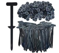 Nylon Universal Cable Tie Buckle, Collier de Serrage Serre-Câbles Robustes, liens de serrage plastique, zip ties support pour serre-câbles zippés en nylon autobloquant robuste (300pcs)