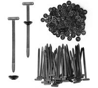 Nylon universal Cable Tie Buckle Heavy Duty Self-locking Nylon Zip Ties Holder Multipurpose Plastic Cable Ties Tool Boucle de Serre-câble Universelle en Nylon for Car Daily Repair 50PCS (50)