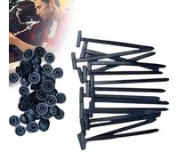 Nylon Universal Cable Tie Buckle, Nylon Cable Ties for Car, Heavy Duty Self-Locking NylonZip Ties Holder, Multipurpose Plastic CableTies Tool for Car Daily Repair (50 pcs)