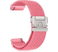 Nylon Watch Straps 20 Mm 22 Mm 18 Mm, Braided Sport Strap, Parachute Buckle, Quick Release, Men, Women, Elastic, Soft, Comfortable For [20 Mm Pink]