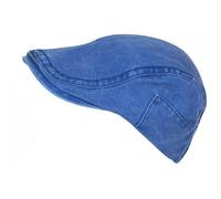 -Nyls Création-Béret Casquette Bleu Denim en Coton Tendance Homme Femme Evyk - Bleu Taille unique