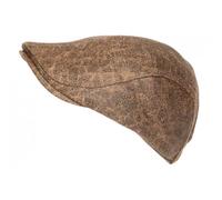 -Nyls Création-Beret Casquette Cuir Beige Suedine Tendance Ajustable Kylro - Beige Taille unique