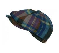 -Nyls Création-Beret Casquette Gavroche Bleue et Verte en Laine Charly - Bleu Taille unique