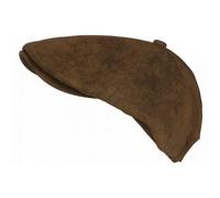 -Nyls Création-Beret Casquette Gavroche Cuir Marron Clair Rétro en Suedine Ajustable Nylro - Marron Taille unique