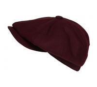 Nyls Création Beret Casquette Gavroche Rouge Bordeaux Feutre Tradition Anster - Taille Unique - Rouge