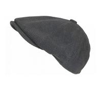 -Nyls Création-Beret Casquette Gavroche Velours Gris Côtelé Vintage Eshton - Gris Taille unique