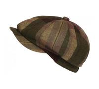 -Nyls Création-Beret Casquette Gavroche Verte et Rouge en Laine Charly - Vert Taille unique