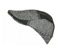 -Nyls Création-Béret Casquette Grise et Noire en Laine Patchwork Style Anglais Windsaur - Gris Taille unique