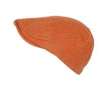 -Nyls Création-Beret Casquette Orange en Coton Sportswear Tendance Setvyk - Orange Taille unique