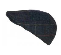 Nyls Création Béret Casquette Patchwork Bleue et Noire en Laine Style Anglais Uxwel - Taille Unique - Bleu