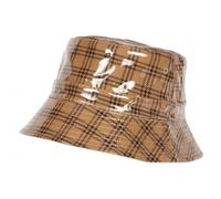 Nyls Création Bob Chapeau de Pluie Beige à Carreaux Original Skothy - Taille Unique - Beige