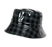 -Nyls Création-Bob Chapeau de Pluie Noir et Gris à Carreaux Original Skothy - Noir Taille unique