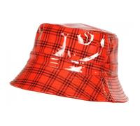 -Nyls Création-Bob Chapeau de Pluie Orange et Noir à Carreaux Original Skothy - Orange Taille unique