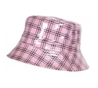 -Nyls Création-Bob Chapeau de Pluie Rose et Noir à Carreaux Fantaisie Skothy - Rose Taille unique