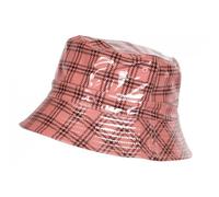 -Nyls Création-Bob Chapeau de Pluie Rose et Noir à Carreaux Original Skothy - Rose Taille unique