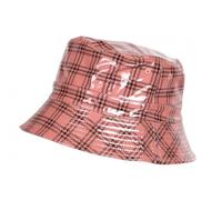 Nyls Création Bob Chapeau de Pluie Rose et Noir à Carreaux Original Skothy - Taille Unique - Rose