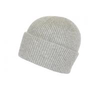 Nyls Création Bonnet Angora Gris Chine en Laine Douce et Classe Antje - Taille Unique - Gris