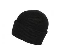 Nyls Création Bonnet Angora Noir en Laine Douce et Classe Antje - Taille Unique - Noir