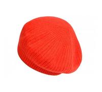 -Nyls Création-Bonnet Béret Angora Orange en Laine Douce et Tendance Angela - Orange Taille unique