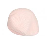 Nyls Création Bonnet Béret Angora Rose Clair en Laine Douce et Tendance Angela - Taille Unique - Rose