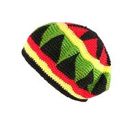 Nyls Création Bonnet Beret Rasta Rouge Jaune Vert Bobley - Mixte
