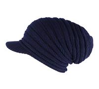 Nyls Création Bonnet Casquette Rasta Bleu Marine Kift Taille Unique - Bleu
