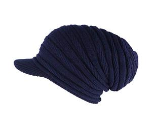 Nyls Création Bonnet Casquette Rasta Bleu Marine Kift Taille Unique - Bleu