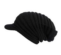 Nyls Création Bonnet Casquette Rasta Noir Kift Mixte