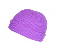 -Nyls Création-Bonnet Docker Violet en Laine Mode Marin Miki Hiver Tytouan - Violet Taille unique
