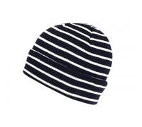 Nyls Création Bonnet Marin Bleu et Blanc Style Breton Tendance Elfenn - Taille Unique - Bleu