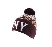 Nyls Création Bonnet NY Marron et Leopard - Taille Unique - Marron