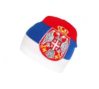Nyls Création Bonnet Russie Drapeau Aigle à Deux Tetes en Laine - Taille Unique - Blanc