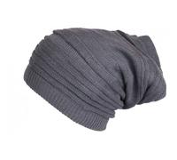 -Nyls Création-Bonnet Tube Gris Rasta Long en Laine Douce Jaica - Gris Taille unique