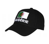 Nyls Création Casquette Algerie Noire Drapeau Algerien Croissant et Etoile - Taille Unique - Noir
