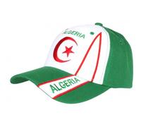 Nyls Création Casquette Algerie Verte et Blanche Drapeau Algerien Baseball - Taille Unique - Vert
