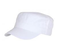 Nyls Création Casquette Armée Blanche Militaire en Coton Tendance Kauss - Taille Unique - Blanc