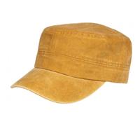 Nyls Création Casquette Armee Jaune Coton Delave Vintage Militaire Fybil - Taille Unique - Jaune