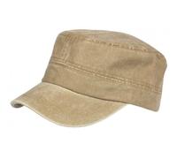 Nyls Création Casquette Armee Marron Coton Delave Vintage Militaire Fybil - Taille Unique - Marron