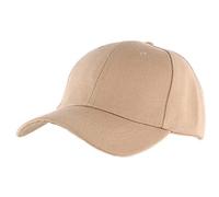Nyls Création Casquette Baseball Marron Clair - Mixte