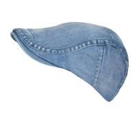 Nyls Création Casquette Blue Jeans Beret Denim Coton Tendance Eslyk Taille Reglable - Taille Unique - Bleu