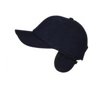 Nyls Création Casquette Cache Oreille Bleue Marine Velours Doublure Polaire Seyson - Taille Unique - Bleu