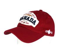 Nyls Création Casquette Canada Rouge et Bleue Tendance Baseball - Taille Unique - Rouge