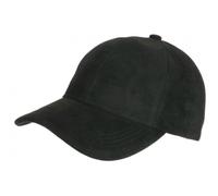 Nyls Création Casquette Daim Noire Classe Suedine Kalter Baseball - Taille Unique - Noir