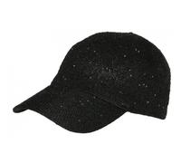 -Nyls Création-Casquette Femme Pailletée avec Sequins Noire Elegante Erlia - Noir Taille unique