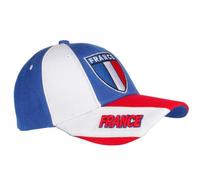 Nyls Création Casquette France Bleue Blason Drapeau Tricolore - Taille Unique - Bleu