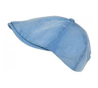 -Nyls Création-Casquette Gavroche Bleu Ciel Coton Beret Denim Rétro Gavlyk Taille Reglable - Bleu Taille unique